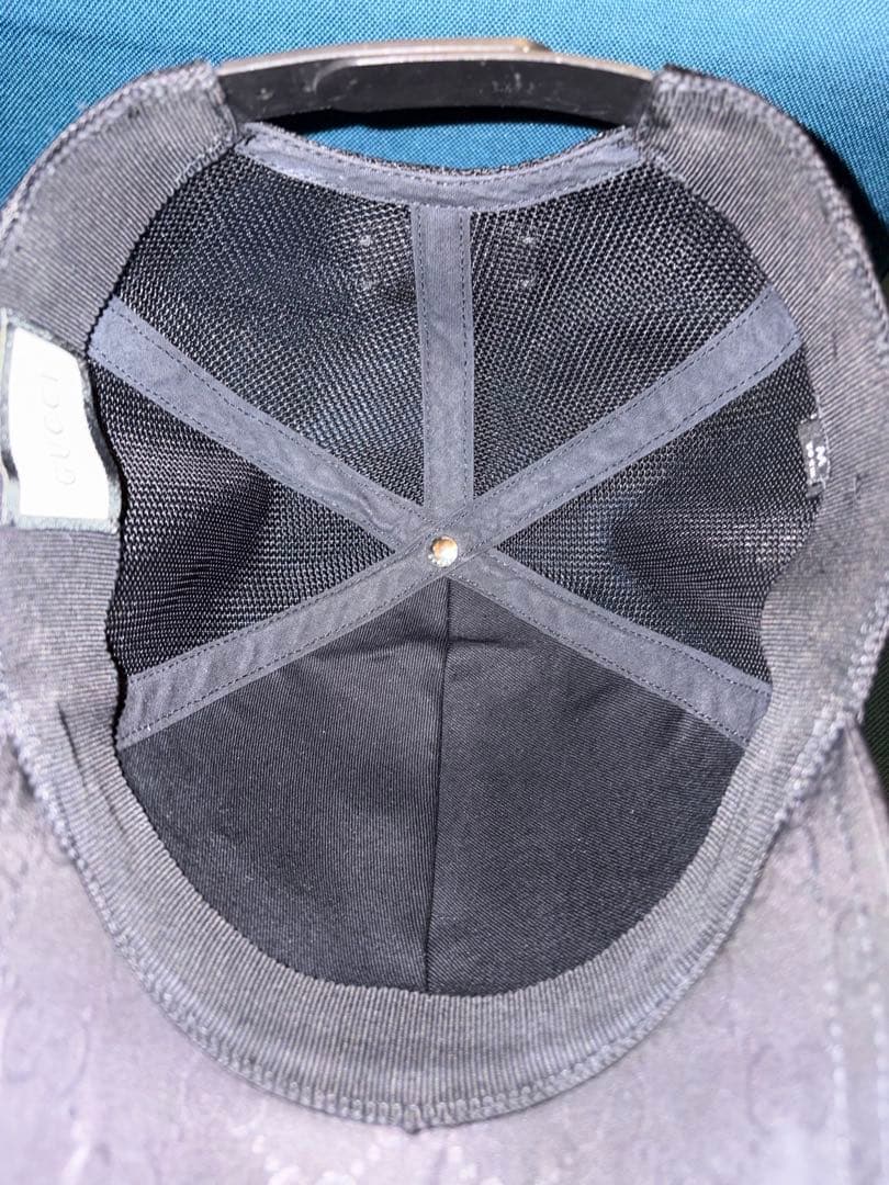 GUCCI グッチ ggパターン メッシュキャップ Mサイズ ブラック