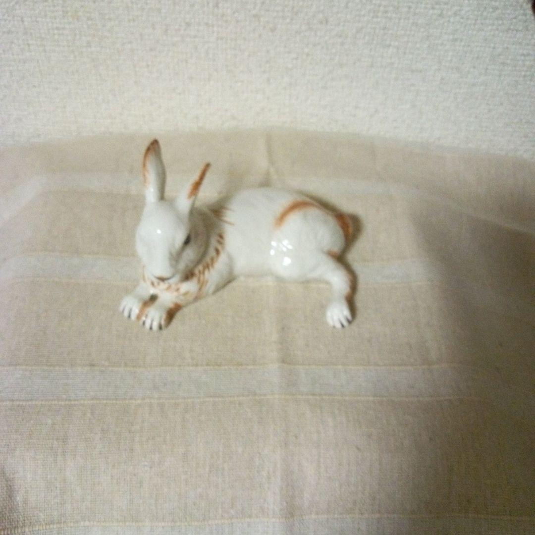 Villeroy&Bochビレロイ&ボッホ　陶器　置物　ウサギ　ヴィンテージ