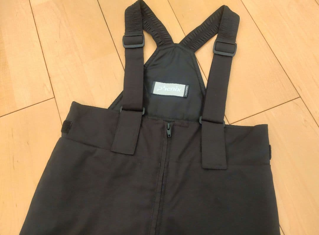 1回使用☆フェニックス スキーウェア上下セット140cm サイズ調整可 手袋付き