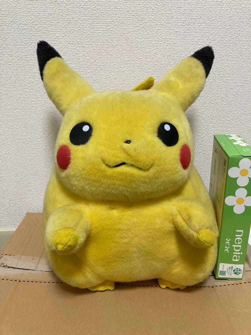 ピカチュウ ぬいぐるみ ポケットモンスター TOMY 当時物 等身大? 初代