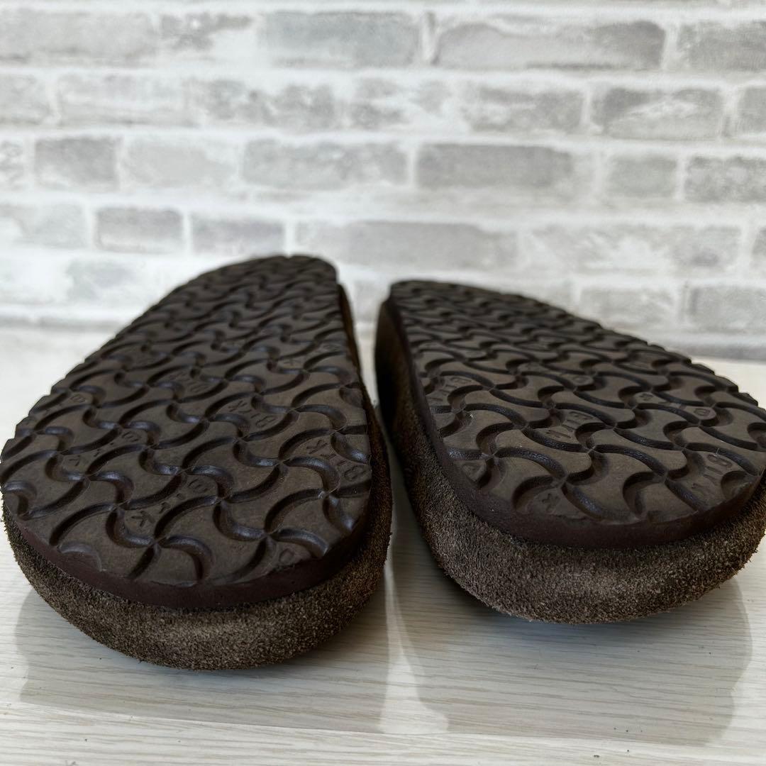 【美品】ビルケンシュトック ボストン 38 24.5 スエード サンダル