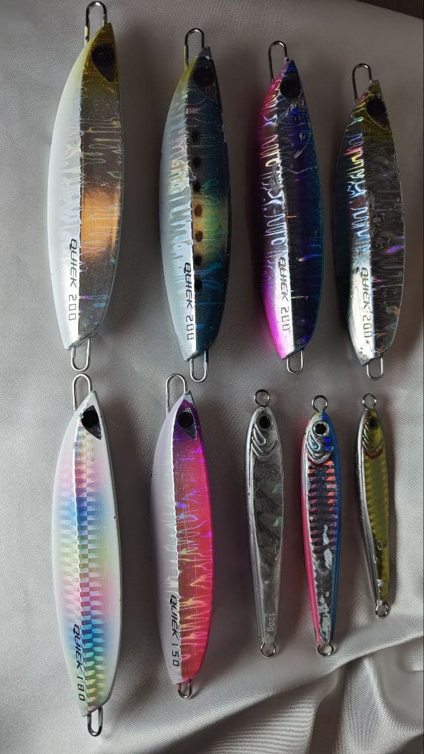 クイックゼロワン200×4 180 150 TGベイト120×2 80