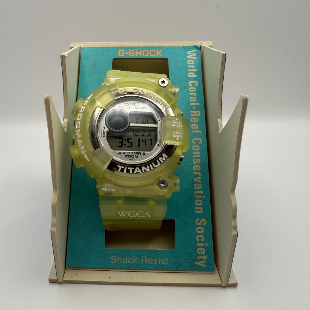 【美品】G-SHOCK DW-8201WC フロッグマン WCCS チタン