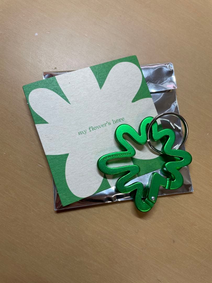 藤井風　花カラビナ　グリーン　緑