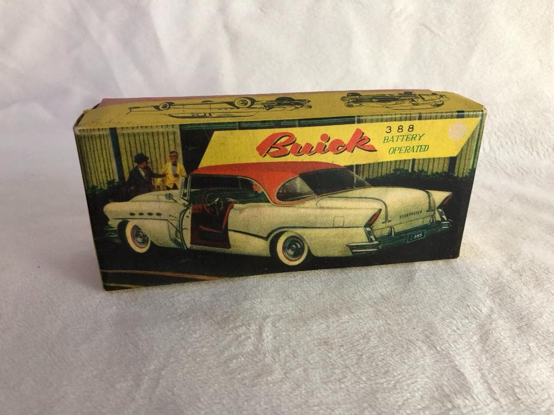 【超希少・当時物】 旧バンダイ 1956 ビュイック388 電動ブリキ 元箱付