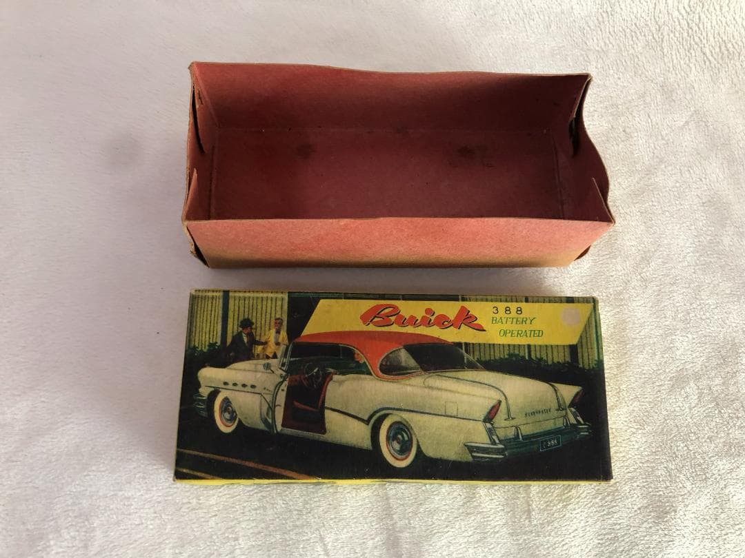 【超希少・当時物】 旧バンダイ 1956 ビュイック388 電動ブリキ 元箱付