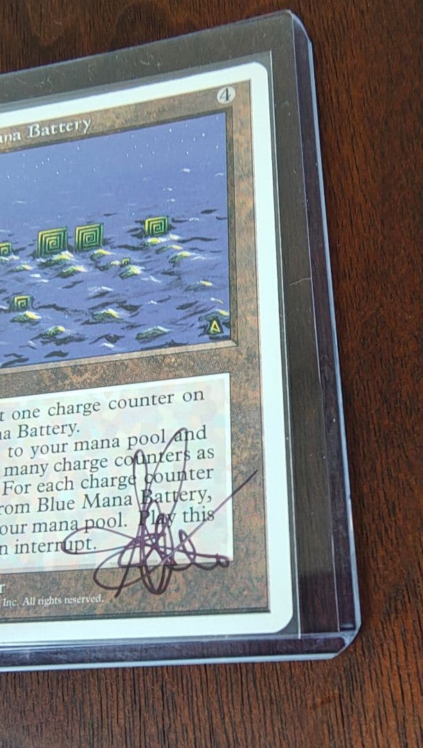 MTG　Blue Mana Battery AP　アーティストプルーフ　アート