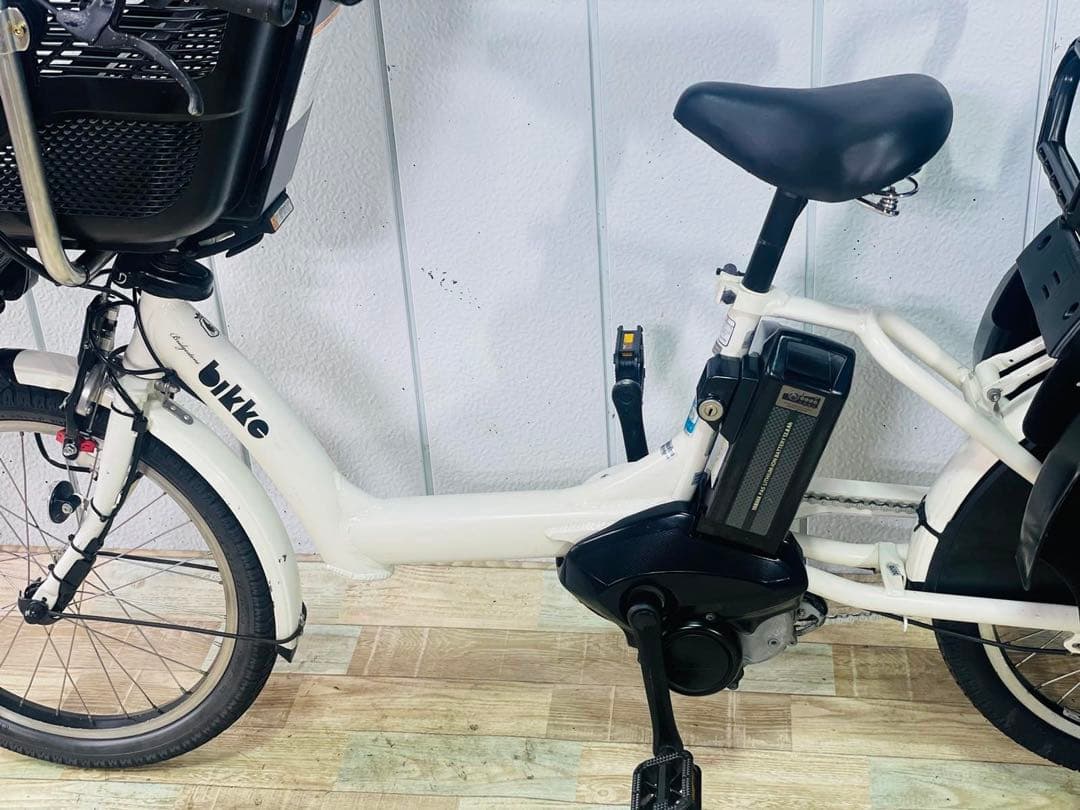 3070ヤマハ12.8アンペア3人乗り対応20インチ子供乗せ　電動アシスト自転車