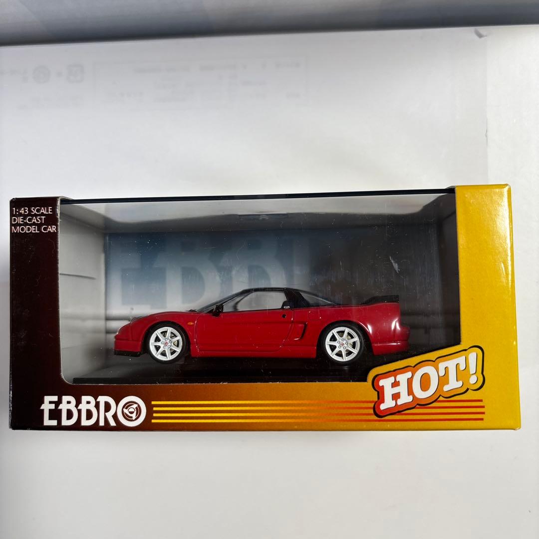 エブロ（絶版品）ホンダNSXタイプーR 2002 レッド　3000個限定