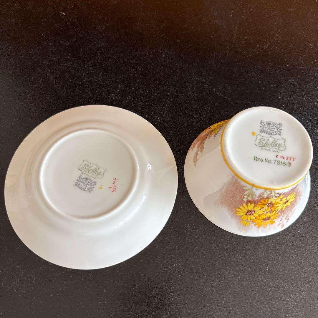 イギリスアンティーク シェリーShelley花柄ティーセット