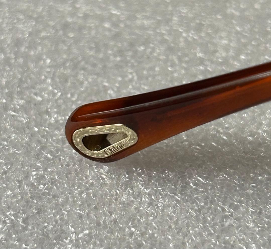 Chloe クロエ サングラス メンズ&レディース (ブラック系×ゴールド系)