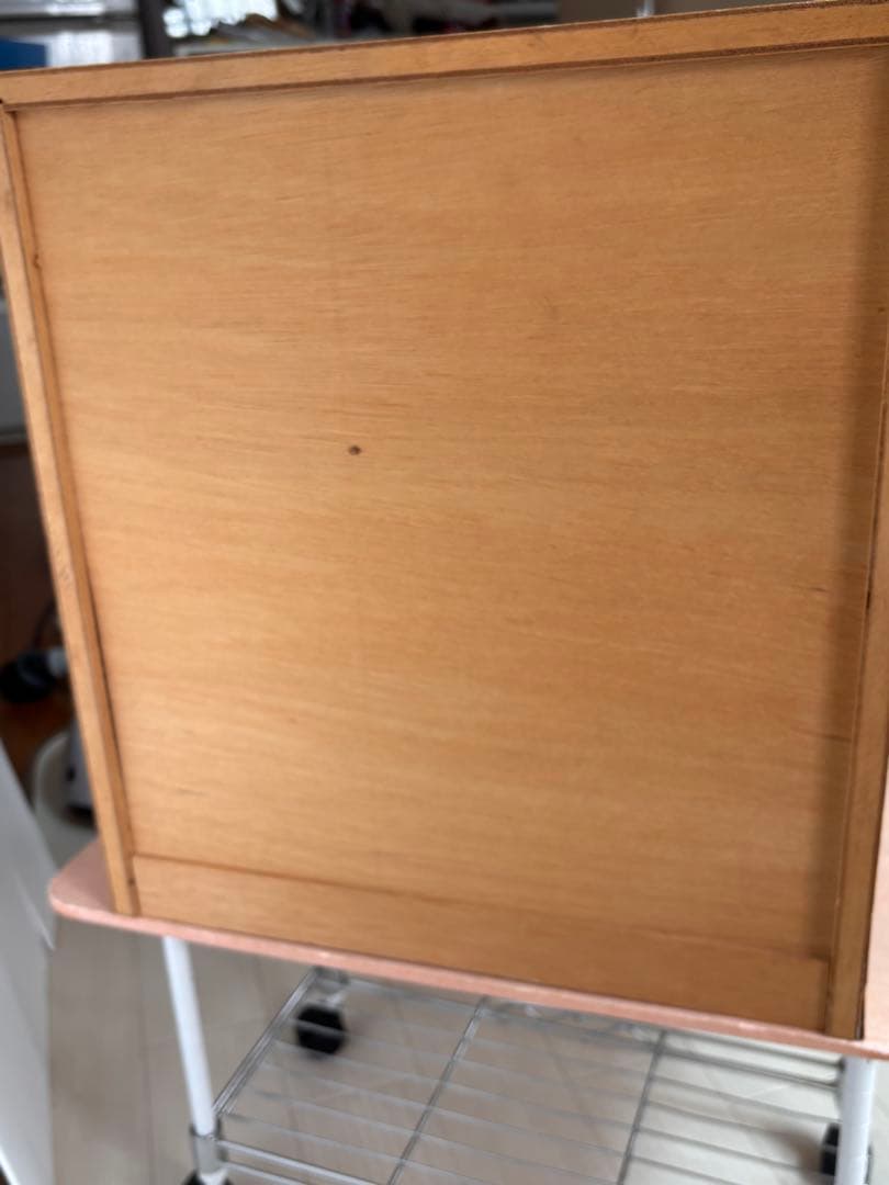 SALE❣️未使用ビンテージ！時代物！木製引き出し式箪笥 隠し引き出し 鍵付き