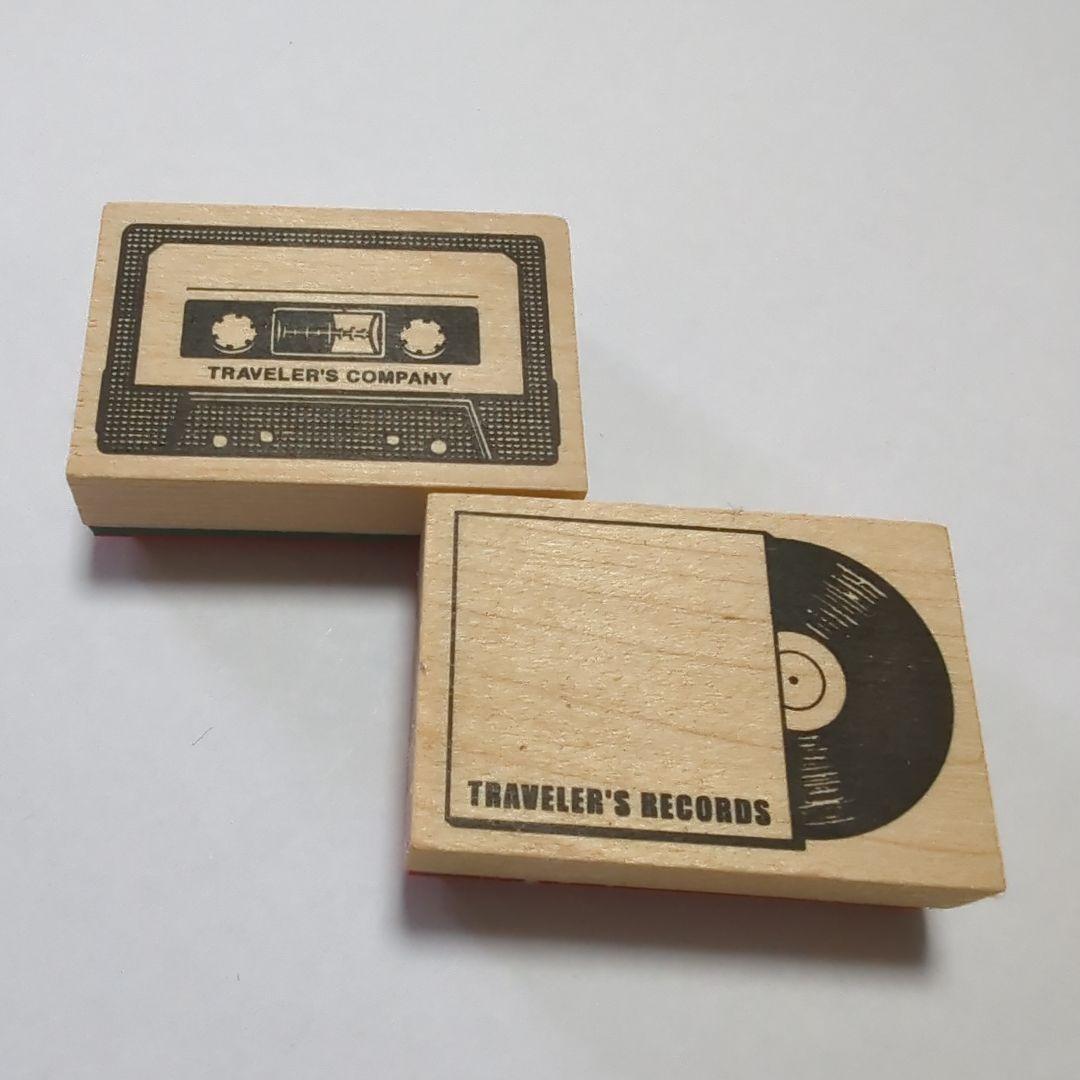 限定トラベラーズノート　パスポートサイズ　レコード柄