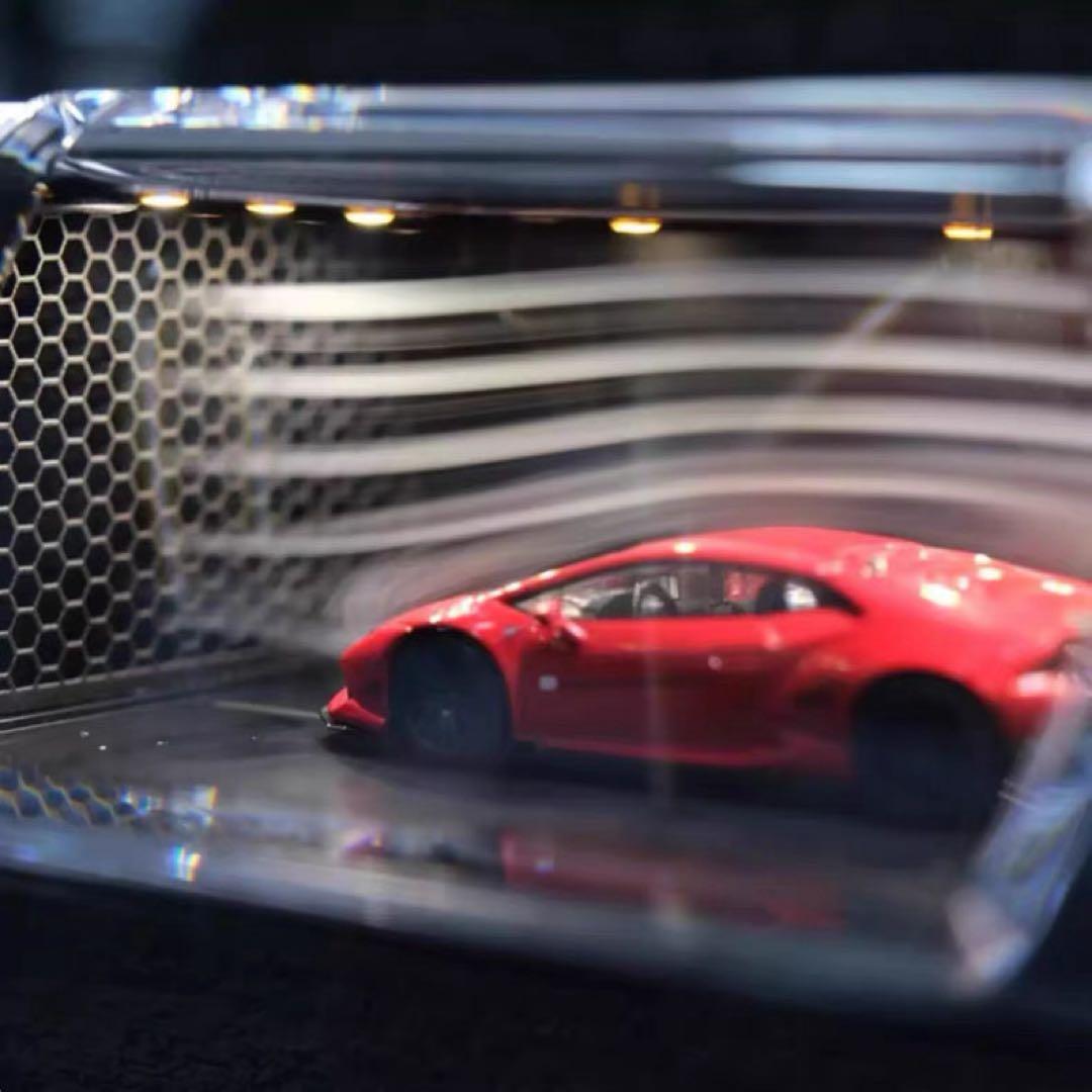 トミカ　ディスプレイケース 1/64 風洞実験 空気力学