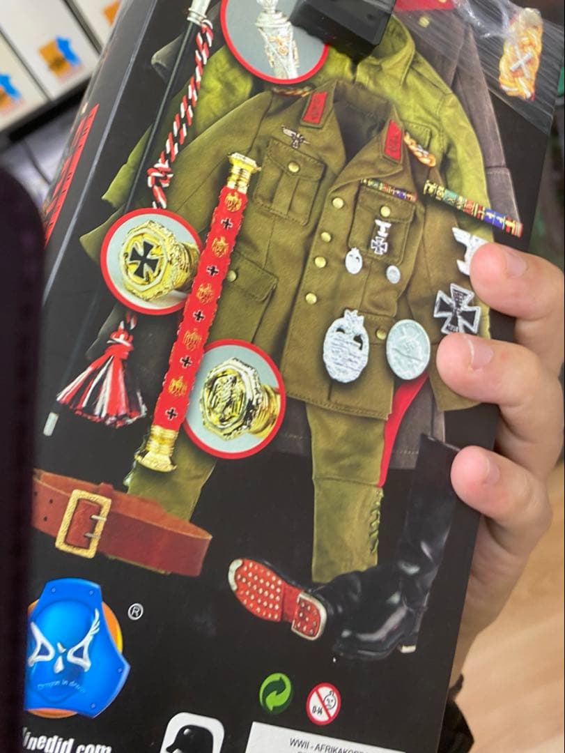 1/6エルヴィン・ロンメル元帥【ドイツ陸軍/砂漠の狐/美品】軍人