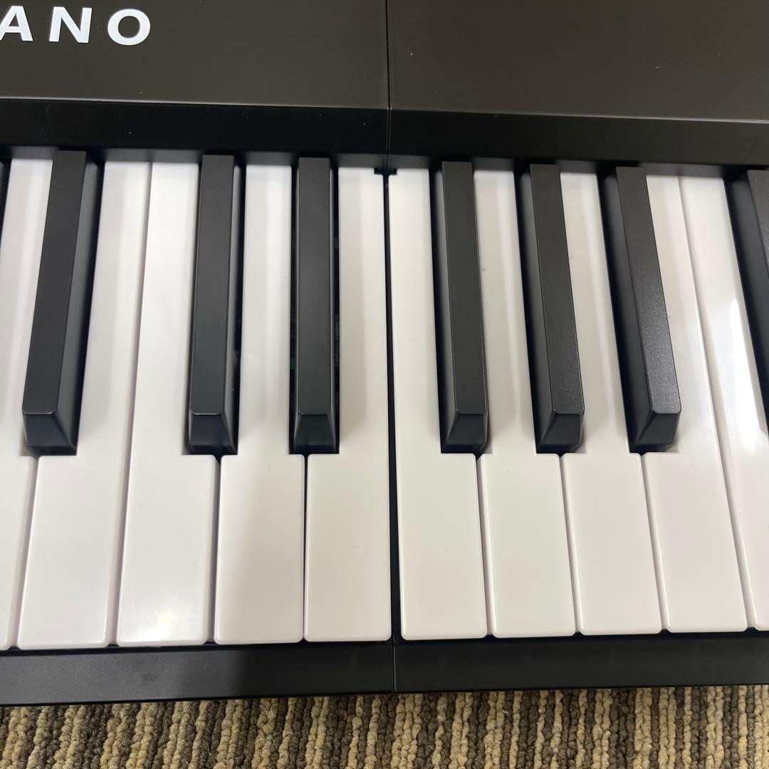 新品◆折りたたみ 電子ピアノ 88鍵盤 光る鍵盤 ブラック