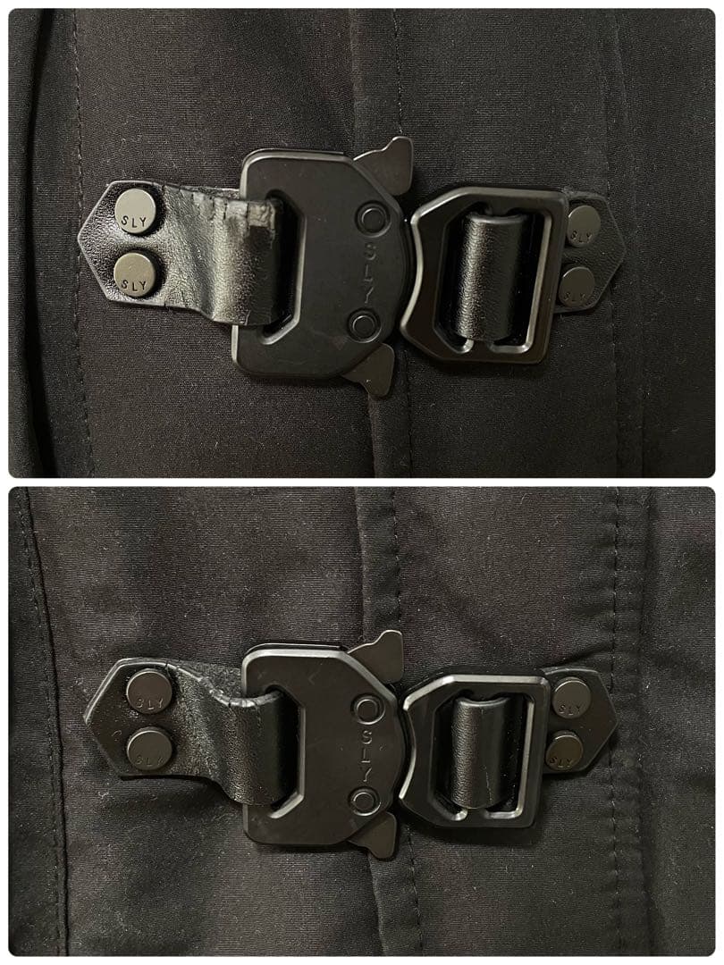 00s SLY N3B ラクーンファー　ボアライナー　モッズコート　y2k