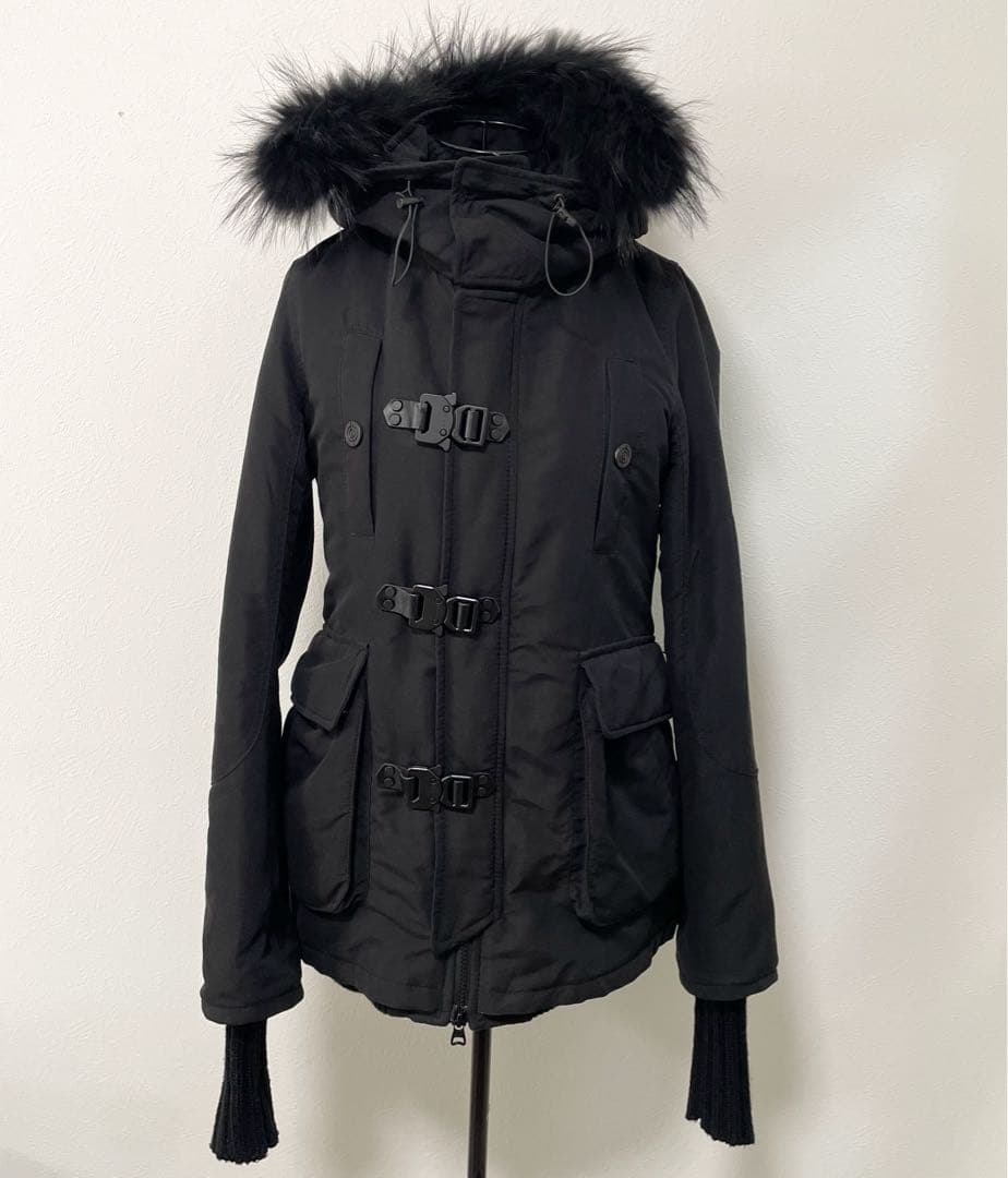 00s SLY N3B ラクーンファー　ボアライナー　モッズコート　y2k