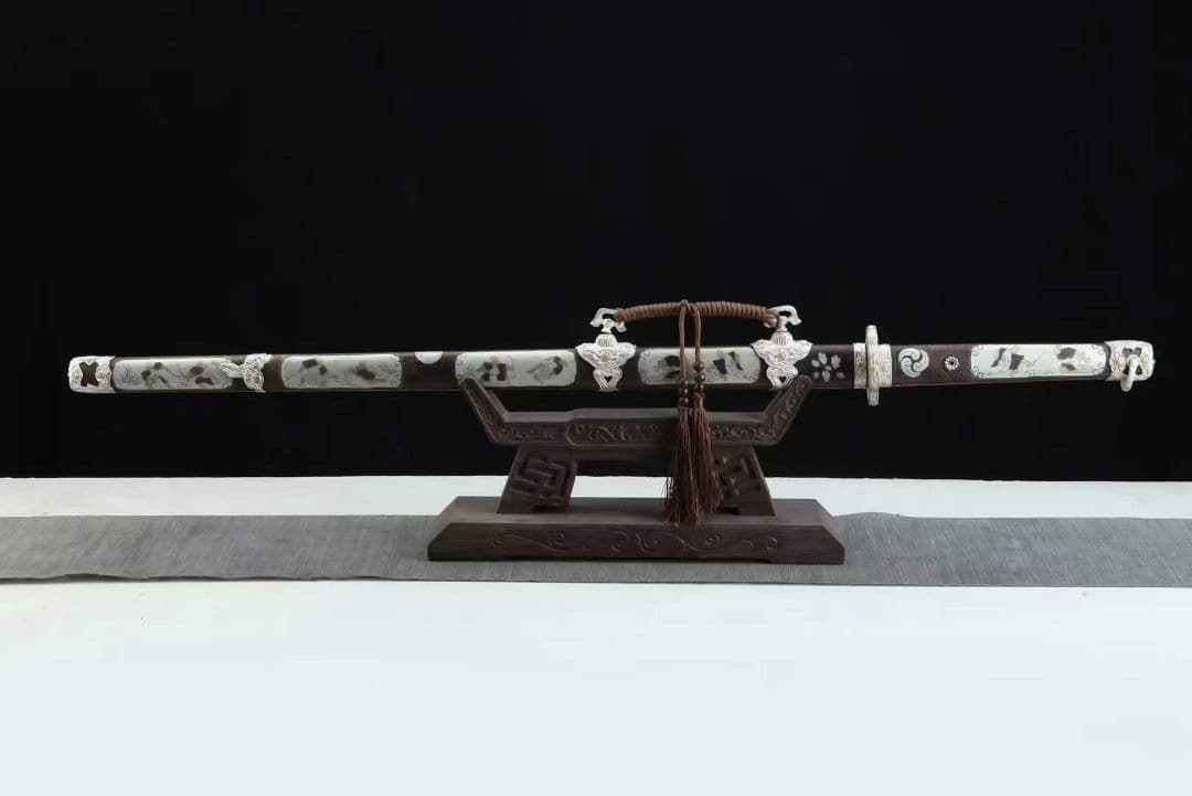 サイクロン唐刀（三色銅黄銅鞘）、古兵器 武具　刀装具　日本刀　模造刀 居合刀
