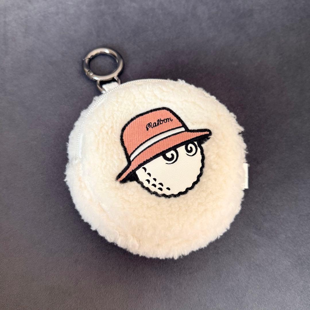 MALBON GOLF ボールポーチ 冬 ボア