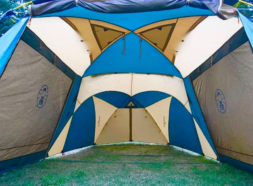 『極美品』コールマンテント ラウンドスクリーン2ルームハウス