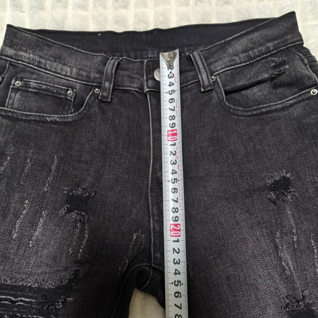 mnml ダメージ加工 ストレッチ スキニー デニムパンツ 28 ミニマル