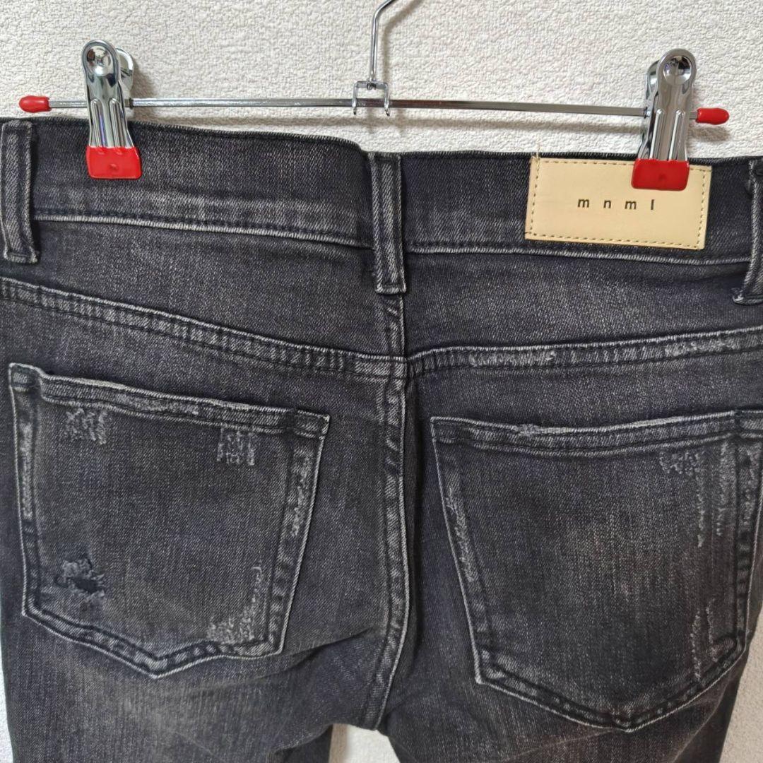 mnml ダメージ加工 ストレッチ スキニー デニムパンツ 28 ミニマル