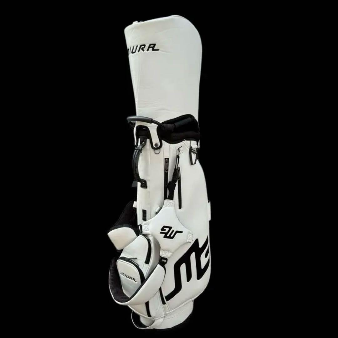 MIURA（三浦技研） キャディバッグ スタンド付き　フード・カバー類付属