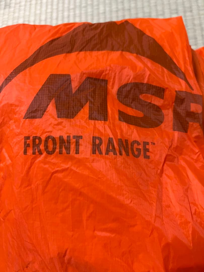 MSR テント　フロントレンジ　ワンポールシェルター　カラー　オレンジ