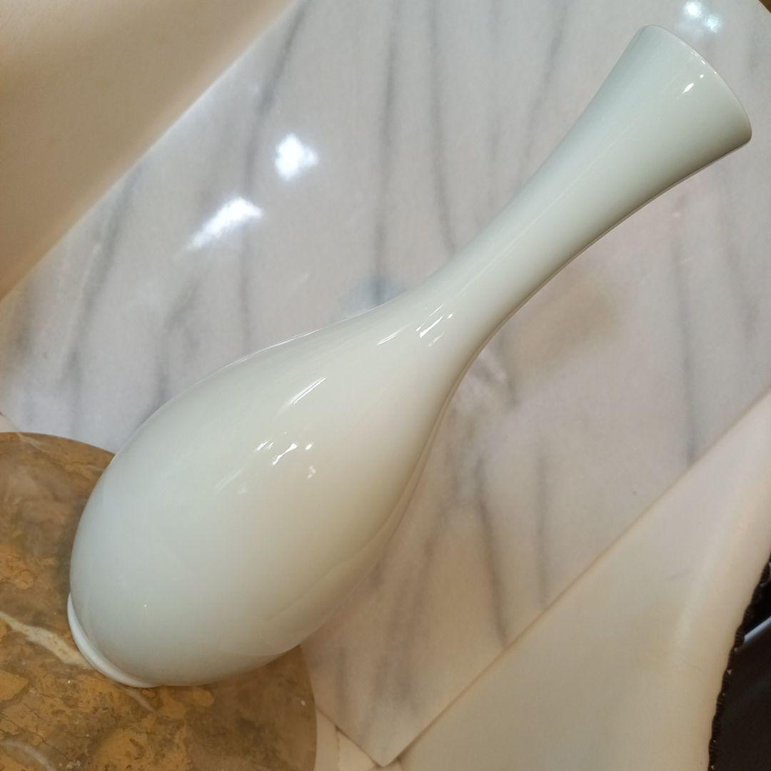 の*り様 井上萬二　百合　花　花瓶　壺　緑　茶器