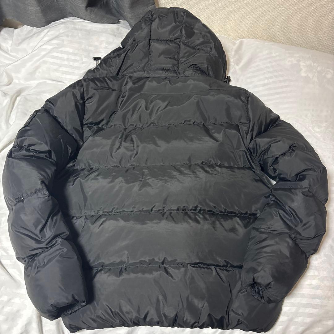 【うう】  JEANS ブラックダウンジャケット M