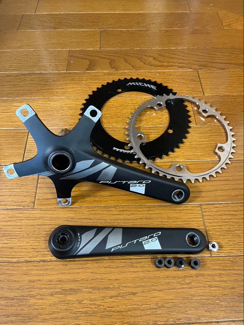 MICHE・PISTARD 2.0・クランクセット ブラック・50T-170mm
