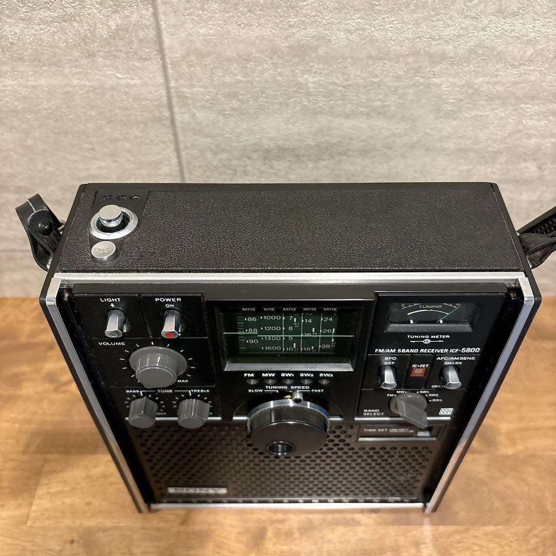 【ジャンク品】SONY ICF-5800 スカイセンサー5800