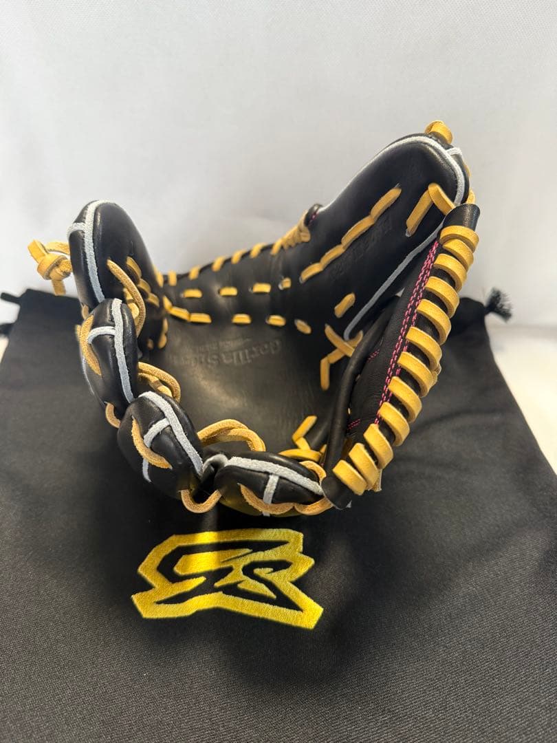 GS 軟式仕様少年用 子ゴリラ型 ゴリラブラック即戦力型付け済み新品