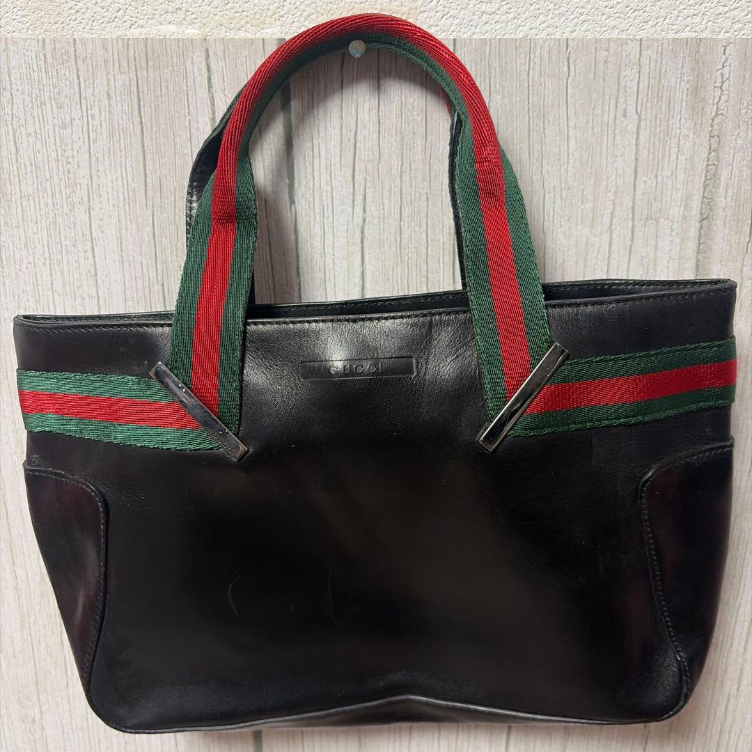 【美品】GUCCI☆グッチトートバッグ☆ハンドバッグ☆人気ライン