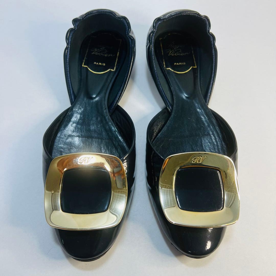 美品　RogerVivier ロジェヴィヴィエ　フラットシューズ パンプス