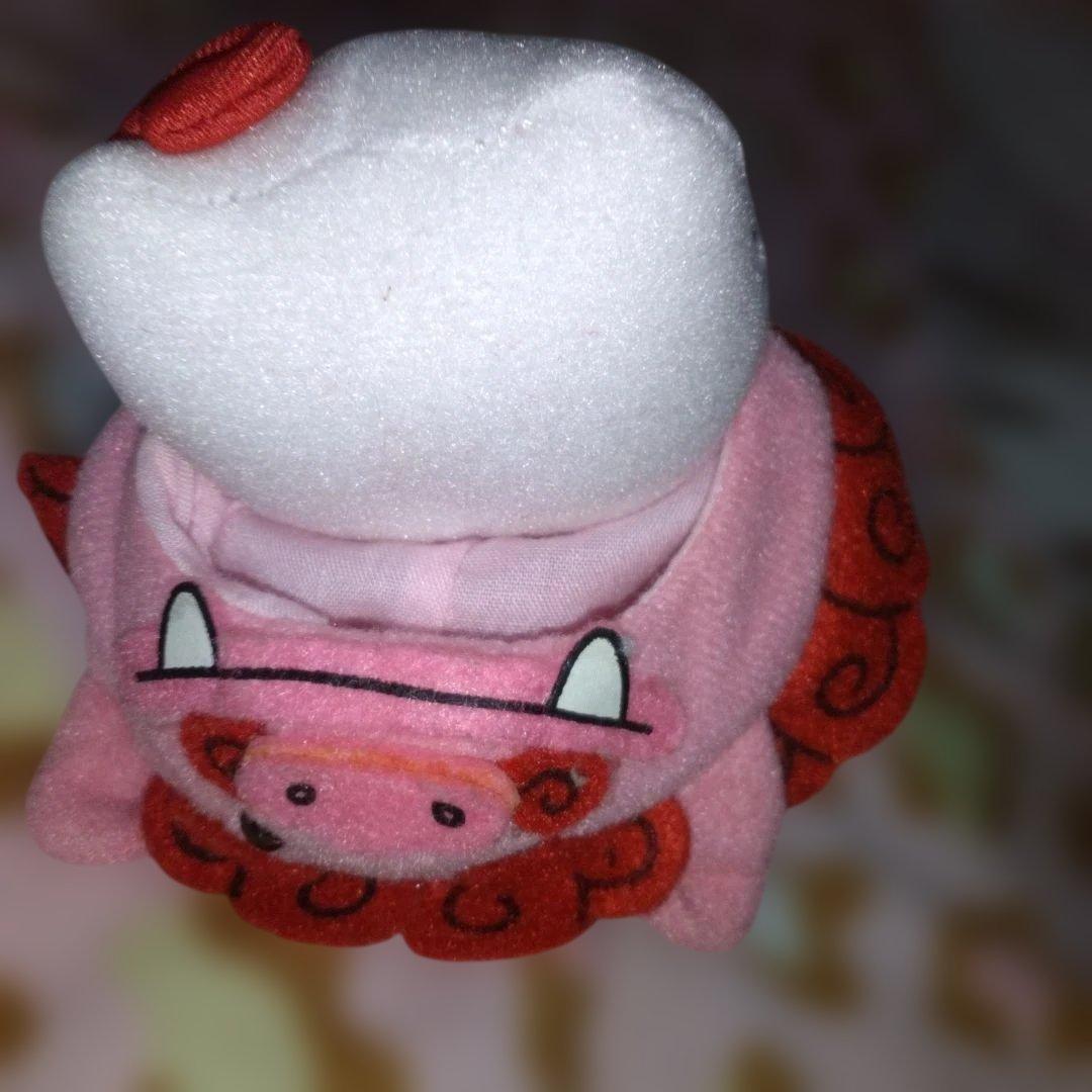 超激レア‼️レトロ‼️プレミア‼️沖縄限定 キティ着ぐるみキーチェーン