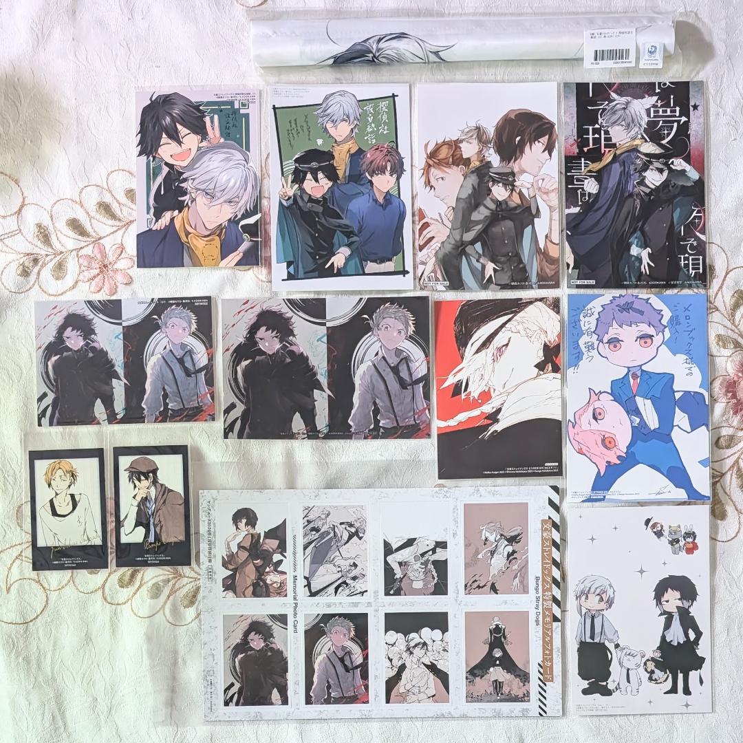 文スト13特典セット 探偵社設立秘話 メロン ゲーマーズ カード タペストリー