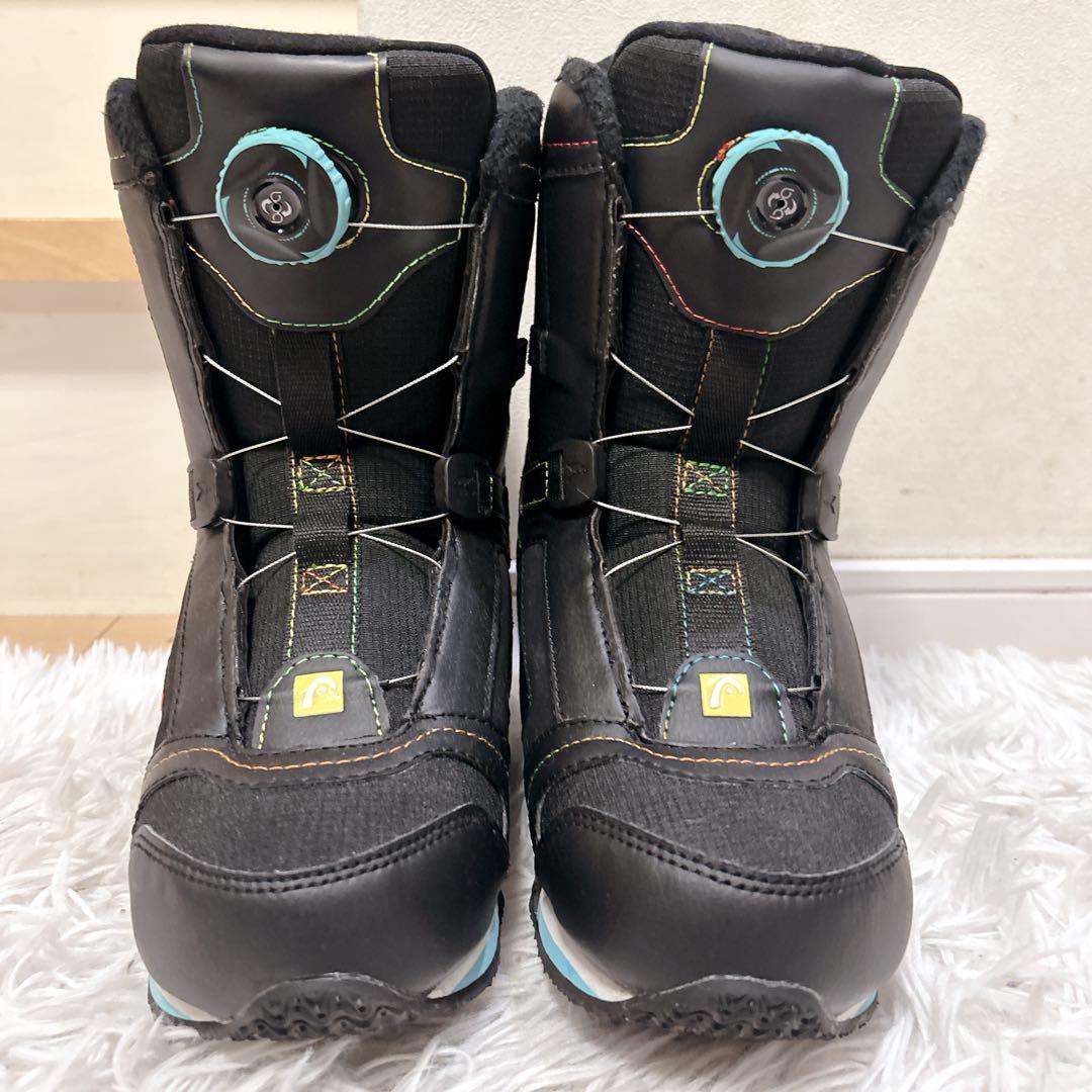 【極美品】HEAD JR BOA スノーボードブーツ 22.5-23.5