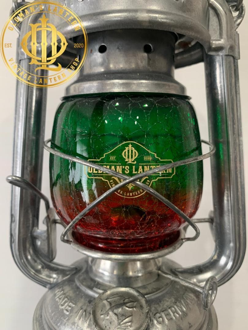 【限定】クラックグラス クラシックグリーン/アンバー Feuerhand276