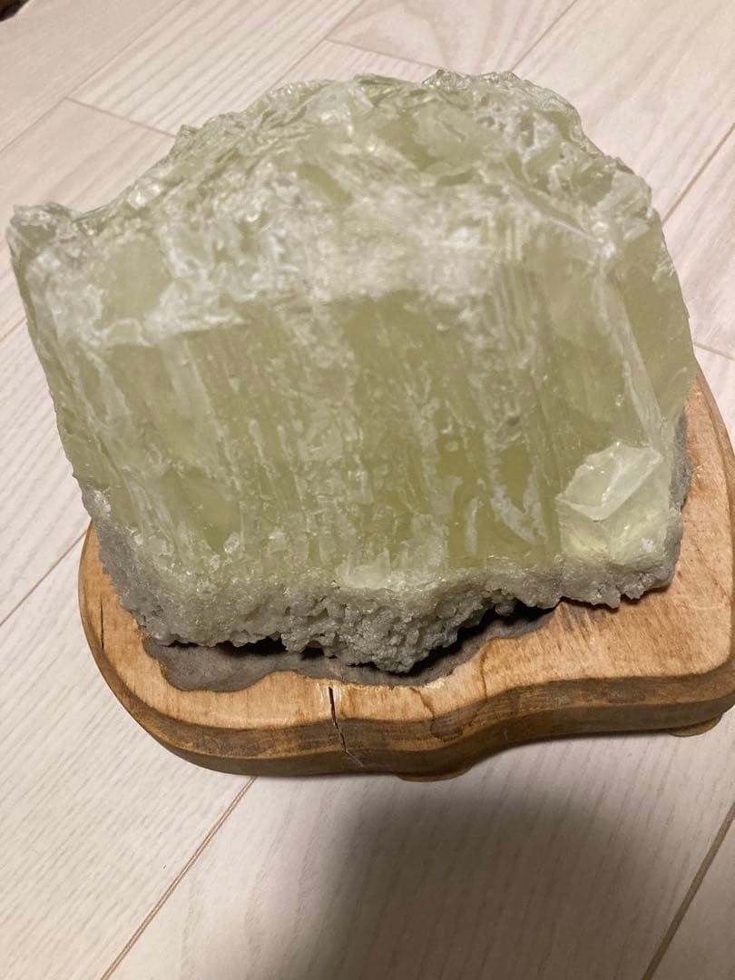 稀少　鑑賞石　台座付き