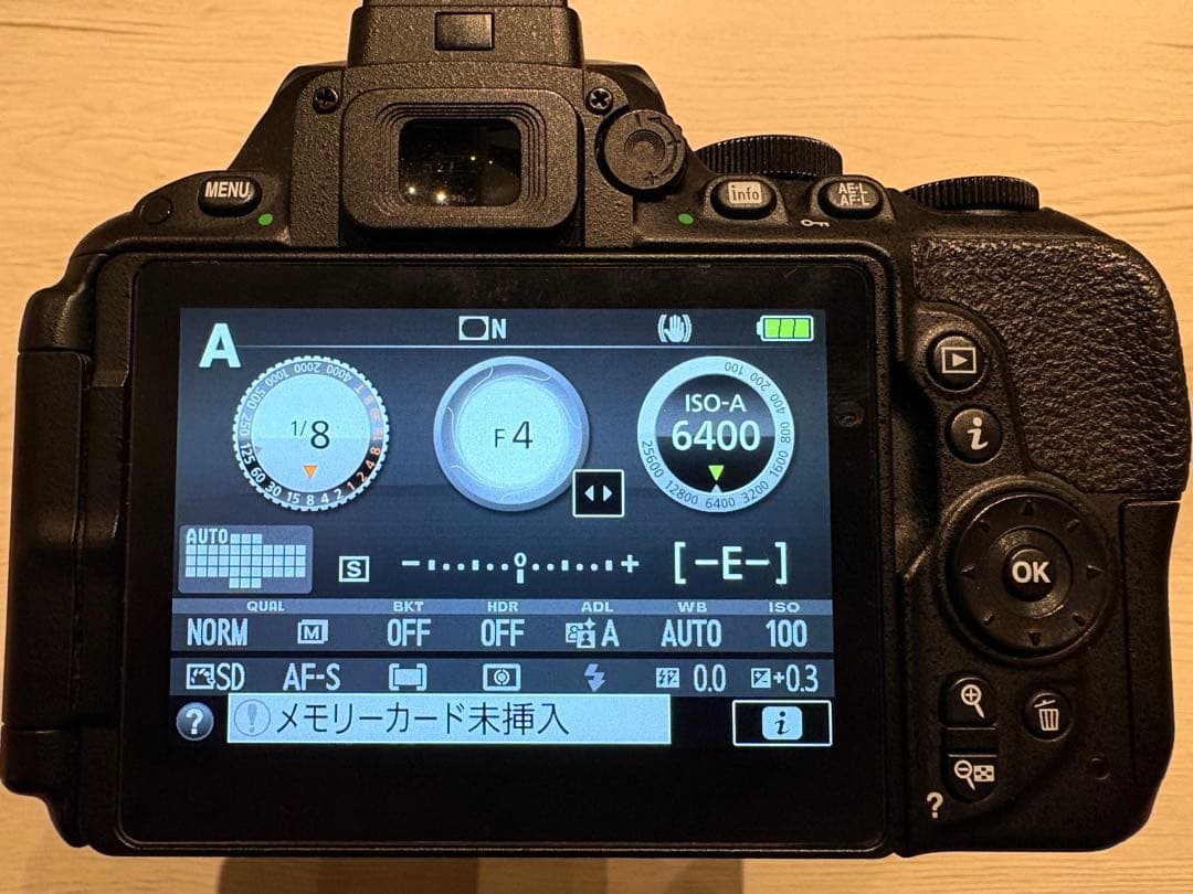 Nikon D5500＋レンズ2本（単焦点 35mm f/1.8G ＆ ズーム）