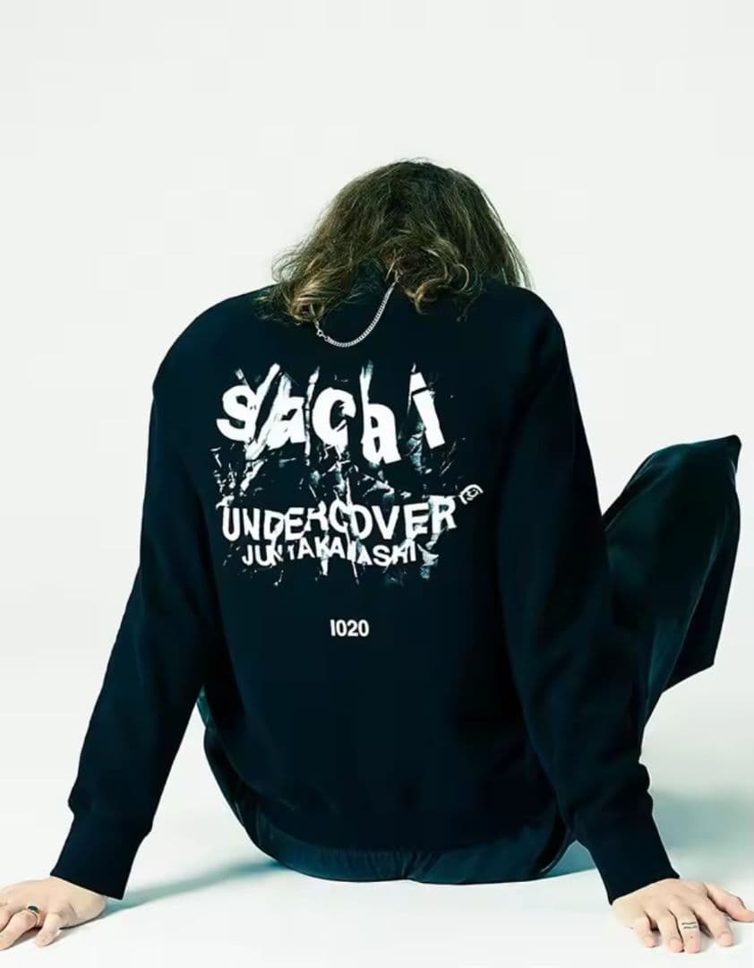 【未使用品】UNDERCOVER×sacai ブラック スウェット 2