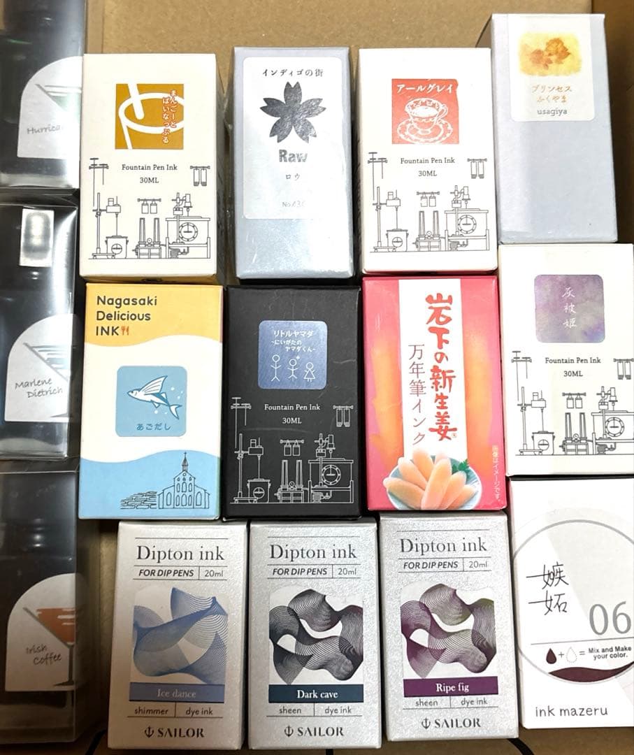 万年筆　ガラスペン用　インクまとめ売り