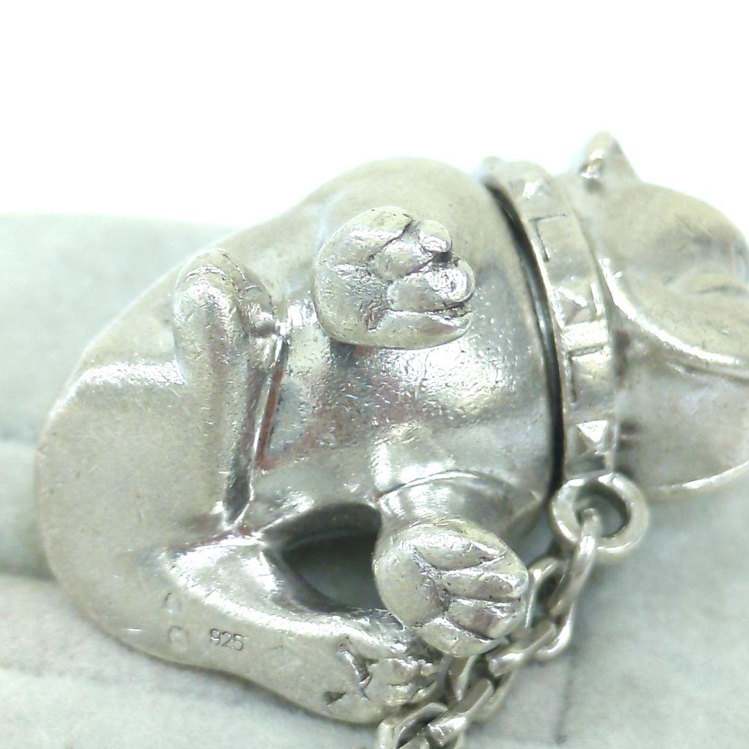 ダンヒル ブルドッグ キーホルダー キーリング シルバー925