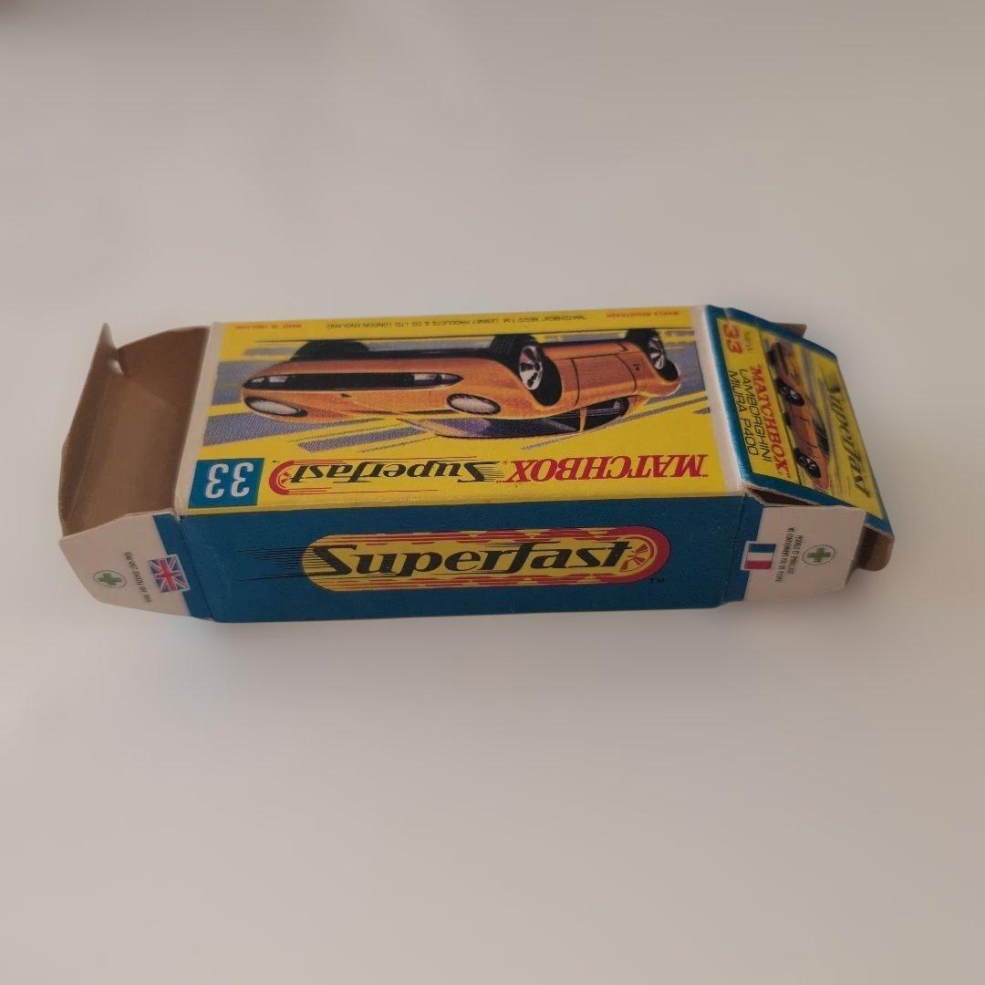 [美品・希少品]マッチボックスNo.33ランボルギーニ ミウラ P400 当時物