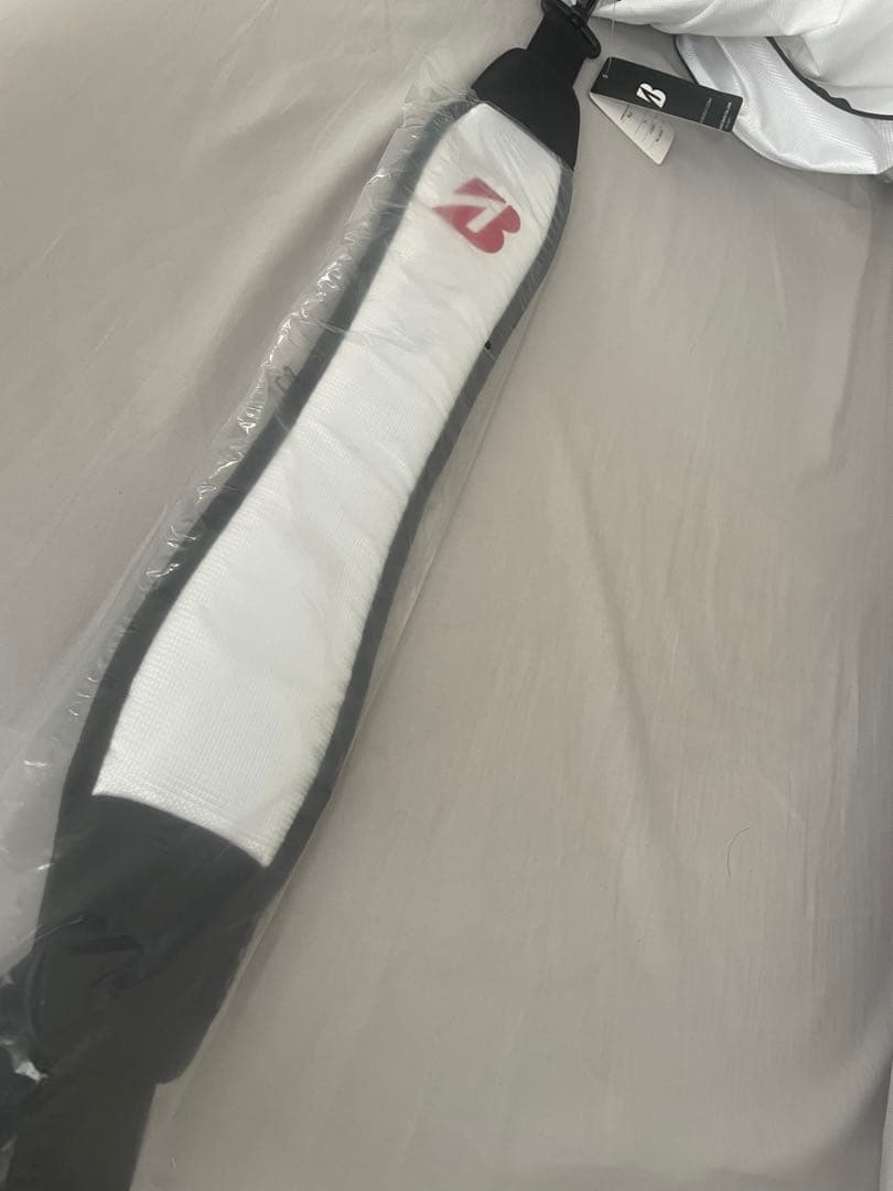 TOUR B キャディバッグ ホワイト/レッド/ブルー