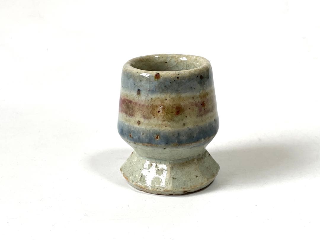 陶芸家　作家物　作者不明　呉須　辰砂　猪口　ぐい呑　酒器　民芸　河井寛次郎　？