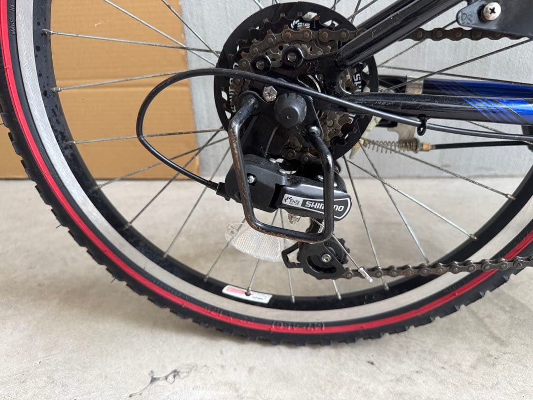 埼玉県北部取引限定 ブリヂストン EX26 ブルー&ブラック 22インチ