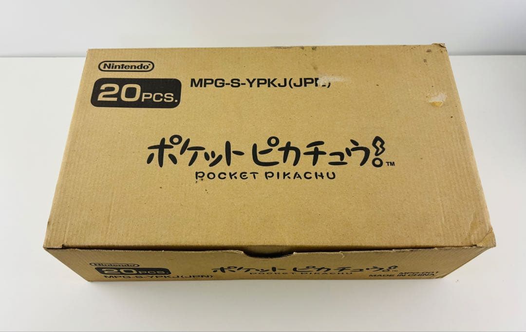 新品 Nintendo ポケットピカチュウ 万歩計 ポケモン 18個 カートン